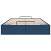 vidaXL Bedframe zonder matras 120x190 cm stof blauw