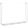 vidaXL Haardhoutrek 200x25x150 cm gegalvaniseerd staal