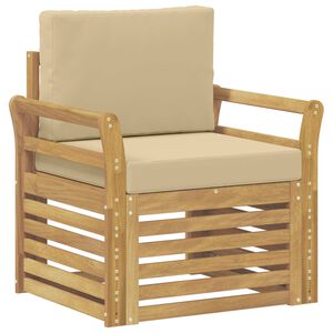 vidaXL Buiten bankenset Polyester Wit
