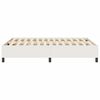 vidaXL Platform bedframe Crème 140 x 190 cm Stof
