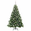 vidaXL Kunstkerstboom met 300 LED met standaard Groen 180 cm PE en PVC