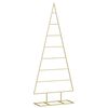 vidaXL Kerstdecoratie kerstboom 125 cm metaal zwart