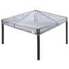 vidaXL Gazebo Dekking Vervanging 300 x 300 x 26 cm Doorzichtig PVC