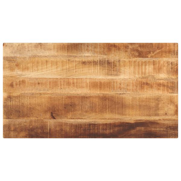 vidaXL Tafelblad rechthoekig 100x70x2,5 cm massief ruw mangohout