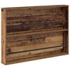 vidaXL Tijdschrift Rek 2 pcs Oudhout 100 x 12 x 70 cm Bewerkt hout