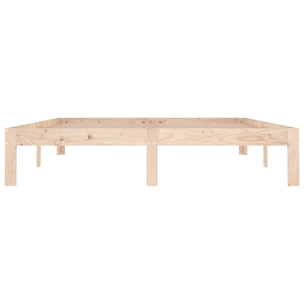 vidaXL Bedframe massief hout 150x200 cm