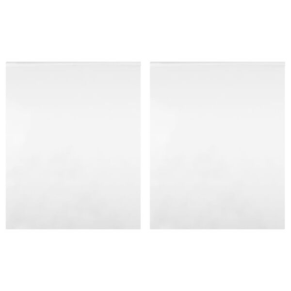 vidaXL Spiegelfolies 2 stuks zelfklevend 60x100 cm PET
