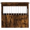 vidaXL Hondenbench 55x75x65 cm bewerkt hout gerookt eikenkleurig