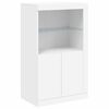 vidaXL Dressoir met LED-verlichting 283x37x100 cm wit