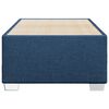 vidaXL Bedframe zonder matras 100x200 cm stof blauw