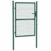 vidaXL Hekpoort staal 100x125 cm groen