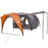 vidaXL Tunneltent Grijs en Oranje 562 x 265 x 216 cm