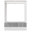 vidaXL Ovenkast Lyon 60x46x81,5 cm grijs sonoma eikenkleurig