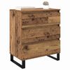 vidaXL Dressoir met lade Oud Hout 60 x 35 x 70 cm Bewerkt hout