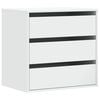vidaXL Ladekast 60x41x58 cm bewerkt hout wit