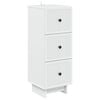 vidaXL Ladenkast Wit 33 x 34,5 x 90 cm Bewerkt hout
