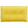 vidaXL Rugkussen Lichtgeel 80 x 19 x 50 cm Stof