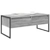 vidaXL Salontafel met lade Grijs Sonoma 100 x 46 x 40 cm Bewerkt hout