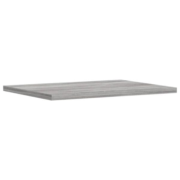 vidaXL Wandschappen 4 st 40x30x1,5 cm bewerkt hout grijs sonoma eiken