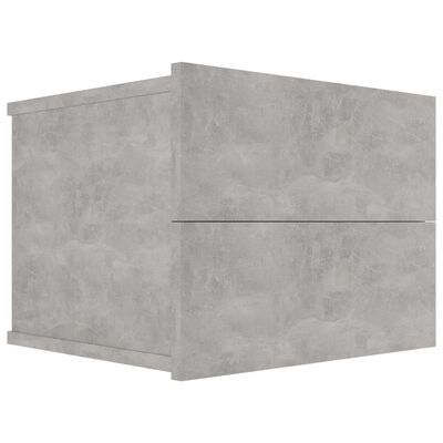 vidaXL Nachtkastje 40x30x30 cm bewerkt hout betongrijs