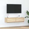 vidaXL TV-kast met lade Sonoma eiken 100 x 31 x 25,5 cm Bewerkt hout