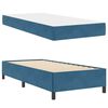 vidaXL Bedframe met matras Donkerblauw 90 x 200 cm Stof