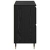 vidaXL Dressoir Zwart Eiken 60 x 35 x 70 cm