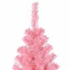 vidaXL Kerstboom met 300 LED met standaard Roze 180 cm PVC