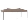 vidaXL Partytent inklapbaar 3x6 m taupe