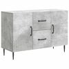 vidaXL Dressoir met lade Betongrijs 89 x 34,5 x 60 cm Bewerkt hout