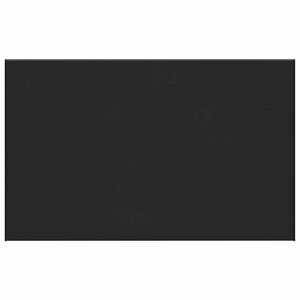 vidaXL Raamsokkel Zwart met houten nerf 100 x 50 x 4,5 cm PVC