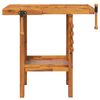 vidaXL Werkbank met bankschroeven 92x48x83 cm massief acaciahout