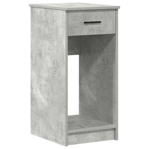 vidaXL Computertorenstandaard met lade 35x45x77 cm betongrijs