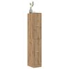 vidaXL Apothekerskast 30x41x174,5 cm bewerkt hout artisanaal eiken