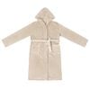 vidaXL Badjas Hoodie Beige xxl Flanel