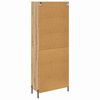 vidaXL Highboard Artisan Eiken 69,5 x 34 x 180 cm Bewerkt hout