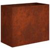vidaXL Plantenbak Roestkleurig 60 x 30 x 50 cm weervast staal