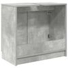vidaXL Badkamer Kast Beton Grijs 64,5 x 33,5 x 59 cm Bewerkt hout
