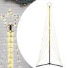 vidaXL LED-kerstboom 525 LEDs warm wit 302 cm