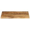 vidaXL Tafelblad met natuurlijke rand 70x60x3,8 cm massief mangohout