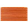 vidaXL Plantenbak 90x60x46 cm massief grenenhout wasbruin