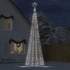 vidaXL LED-kerstboom met spikes 1534 LEDs 500 cm koud wit