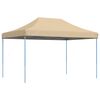 vidaXL Partytent Beige 279 x 410 x 315 cm Oxford Stof