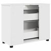 vidaXL Badkamer Kast met lade Hoogglans wit 76,5 x 35 x 64 cm