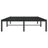 vidaXL Bedframe metaal zwart 120x200 cm