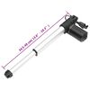 vidaXL Lineaire actuator DC 28 V