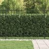vidaXL Spike Fence Zwart 200 x 200 cm Gepoedercoat staal