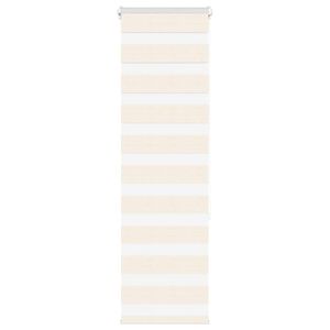 vidaXL Zebra Blind 40x150 cm stofbreedte 35,9 cm polyester marmerbeige