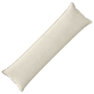 vidaXL Kussen HOUTEN Cr&egrave;mekleurig 40 x 145 cm Microfiber Fleece