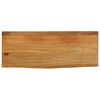 vidaXL Tafelblad met natuurlijke rand 90x40x2,5 cm massief mangohout